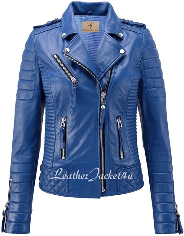 Girls Leather Jacket Boda Skin Design