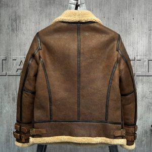 Men's Bumper Furr Leather Jacket